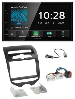 Kenwood Bluetooth MP3 DAB USB 2DIN Autoradio für Hyundai ix20 ab 2010 man. Klima