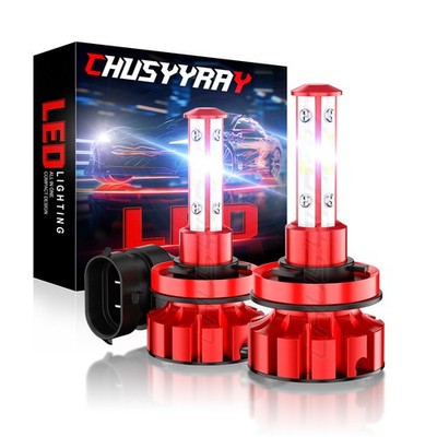 H11 LED Headlight Super Bright Bulbs Kit 6000K Cool White High/Low Beam