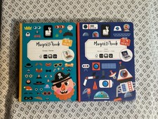 Janod Magneti'Book Universe  Pirate 2 Book Set Magnetic Game