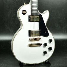 Epiphone inspiré par Gibson Custom Les Paul Custom Alpine White o16738