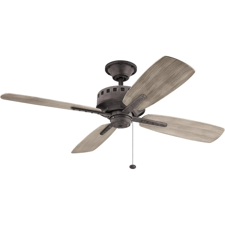Kichler Lighting 310152WZC Eads Indoor Ceiling Fan Weathered Zinc - Image 3 of 3