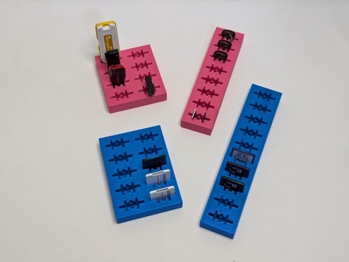 8 SLOTS USB Micro SD Card USB-A USB-C Holder Organiser Tray Desktop PC Support - 第 5/6 張圖片