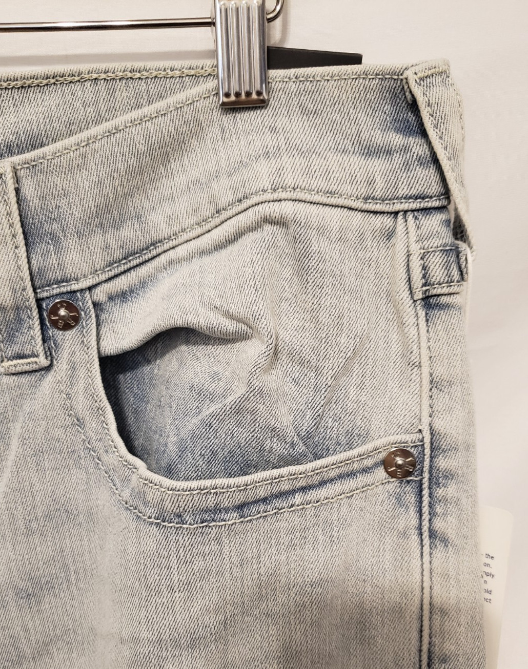 True Religion RICKY Relaxed Straight Jeans 33x34 Blue Drover Light Wash thumbnail 3