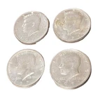 Four 1971 Kennedy Half Dollar Coin Collection Lot Set United States Coins