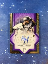 2023 Topps Five Star #FSA-LPE Liover Peguero Purple Auto /50 Rookie RC Pirates