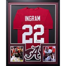Mark Ingram Framed Signed Alabama Jersey Beckett Autographed 2P