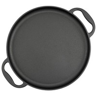 Bbq-Toro Grillpfanne Servierpfanne Gusseisen Grillplatte Ø 35 Cm Gusspfanne Rund