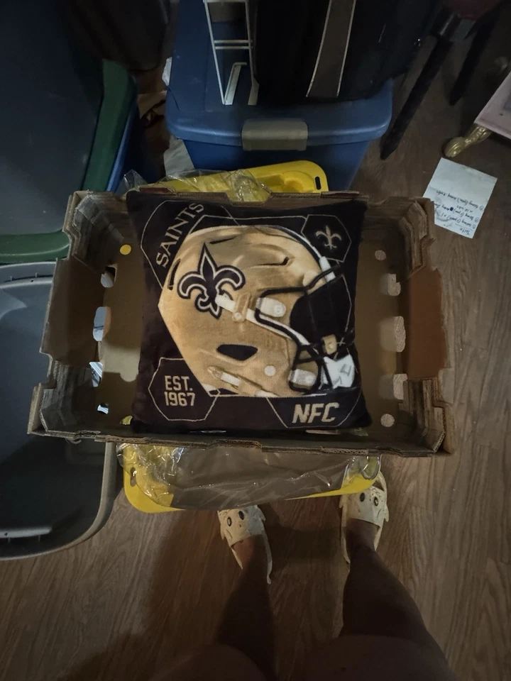 Saints Throw Blanket and Pillow Gift Set - Image 2 of 4