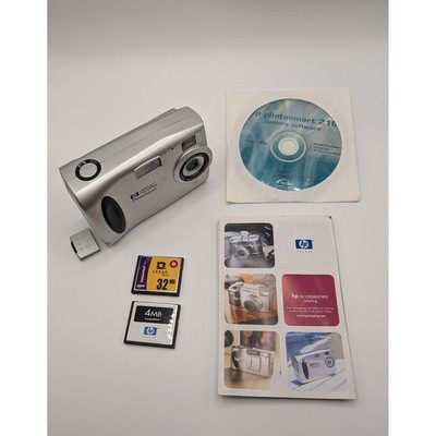 HP Photosmart 210 Digital Camera Silver 2x Digital Zoom