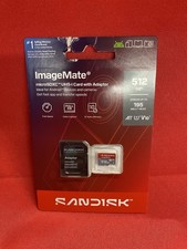 New Sandisk ImageMate 512GB MicroSDXC With Adapter