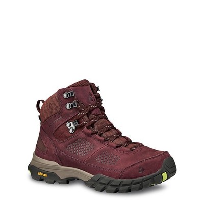 Vasque Talus AT UltraDry Women's Hiking Boots, Rum Raisin/Green Glow, W8
