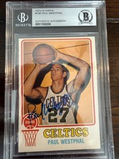 1973 Topps Paul Westphal Rookie Card #126 BAS Auto Signed Rare Celtics Rookie!