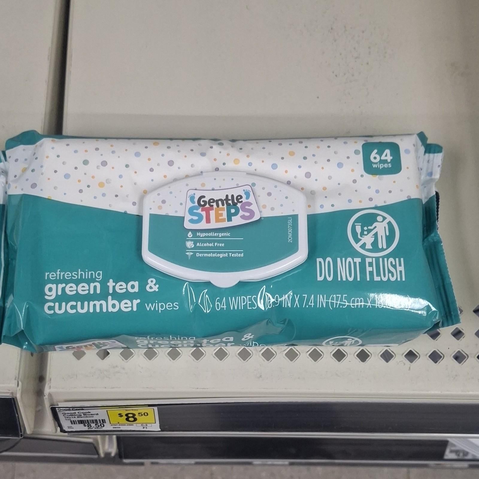 & Cucumber Baby Wipes 64 Count
