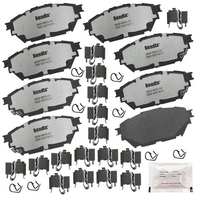 MKD1682FM Semi-Metallic Brake Pads for Mitsubishi Fuso Canter FE125 FE160 FE180