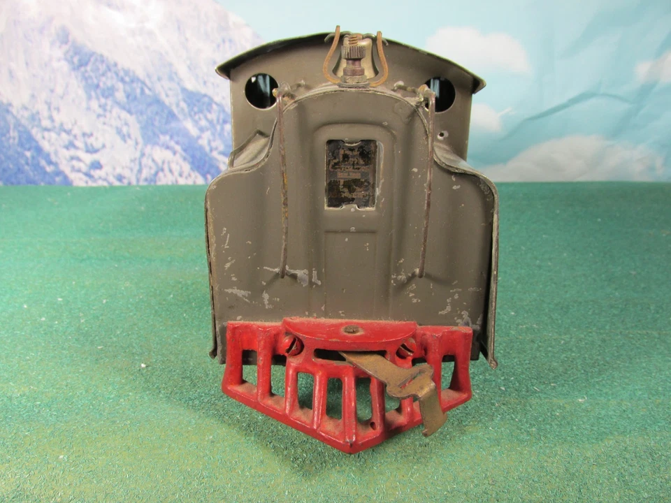 Lionel Prewar ORIGINAL 38 Gray Locomotive with Side Rods 1913-24 (works) - Image 3 of 4