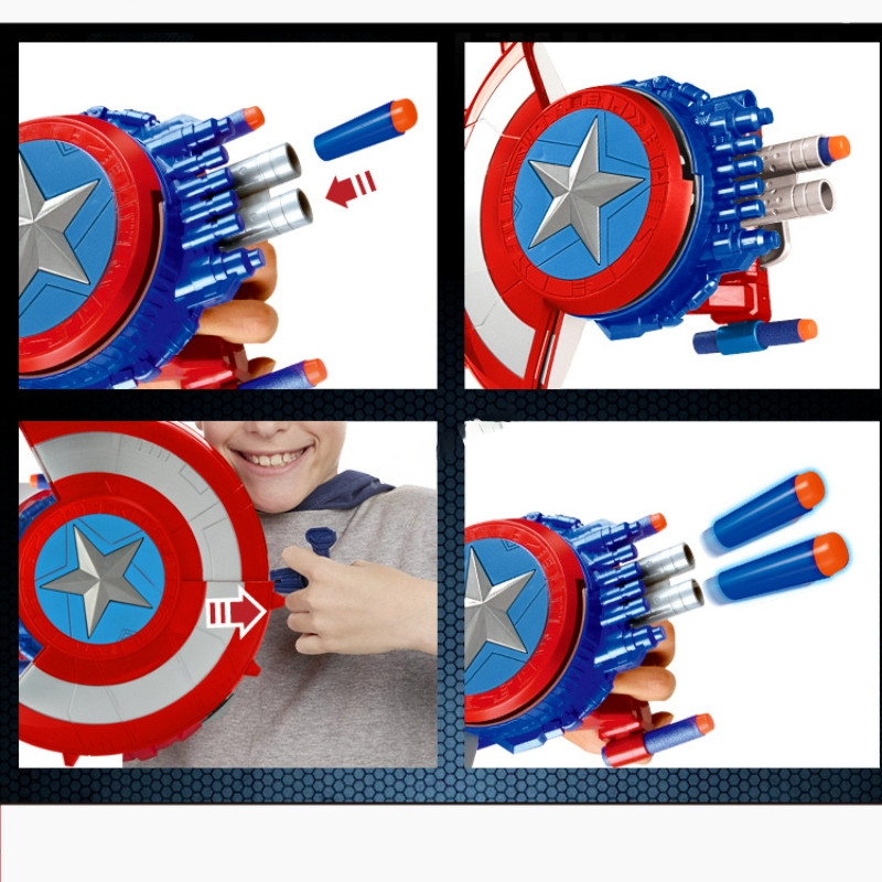 SCUDO CAPITAN AMERICA bambino gioco giocattolo lo frecce regalo bimbo supereroi foto 2