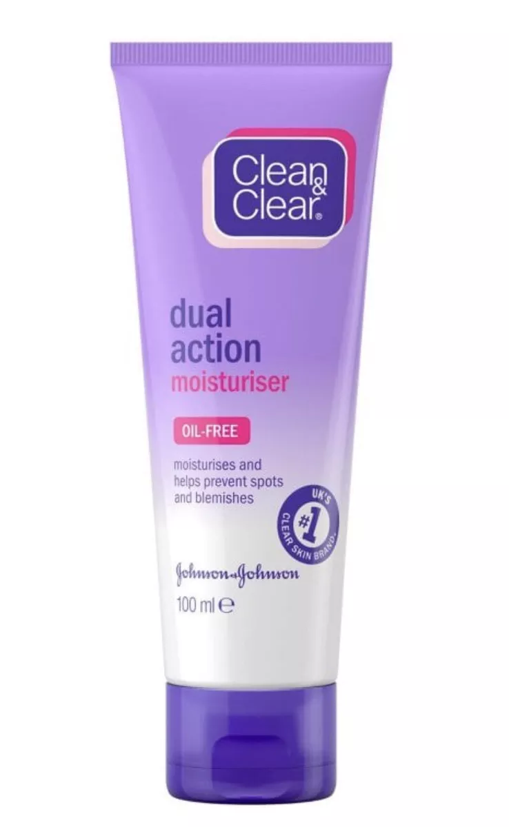 Clean & clear on sale dual action moisturizer