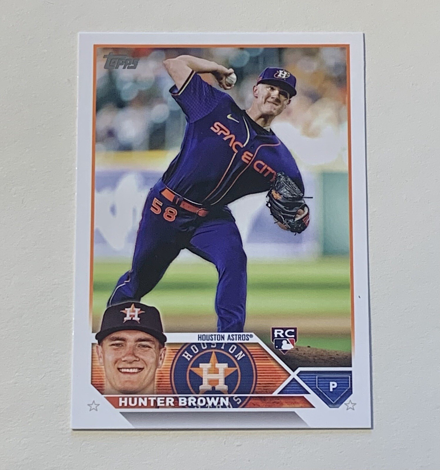 2023 Topps Series 1 Hunter Brown RC #111 Houston Astros