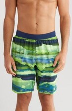 NIKE Volley Logo Swim Trunks in Midnight Navy Size M