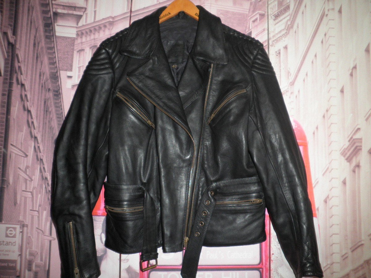 3/4 CUERO LOUIS MOTO PIEL VINTAGE CHAQUETA MOTORISTA LEATHER