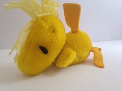 Woodstock Yellow Bird Plush Snoopy Peanuts 1972 Butterfly Original Stuffed Toy Ebay
