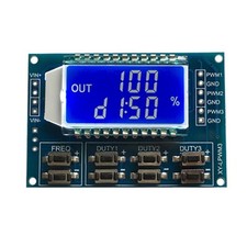 LCD Rechteckwellengenerator Einstellbarer Impulsausgang Großer Frequenzbereich