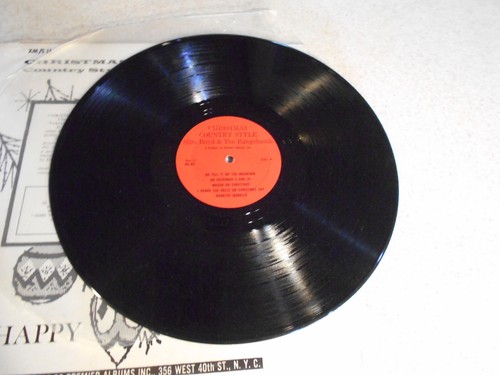 Slim Boyd And The Rangehands – Christmas Country Style Vinyl LP Record Album - Picture 5 of 8