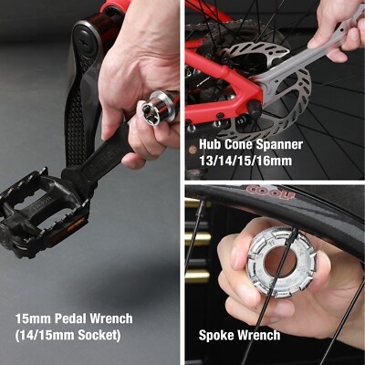 Kit De Réparation Vélo DURATECH 35 Pièces - Outils Et Accessoires Pour Vélo - Universel