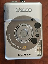 Canon Elph Jr. APS Point Shoot Film Camera W/ Case Not Tested