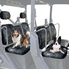 Ranger UTV Front Rear Bench Seat Cover for Polaris Ranger Crew XP 1000 2017-2021