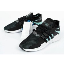 Adidas Damen EQT Support ADV Primeknit Turnschuhe / schwarz aquaweiß / UVP £120