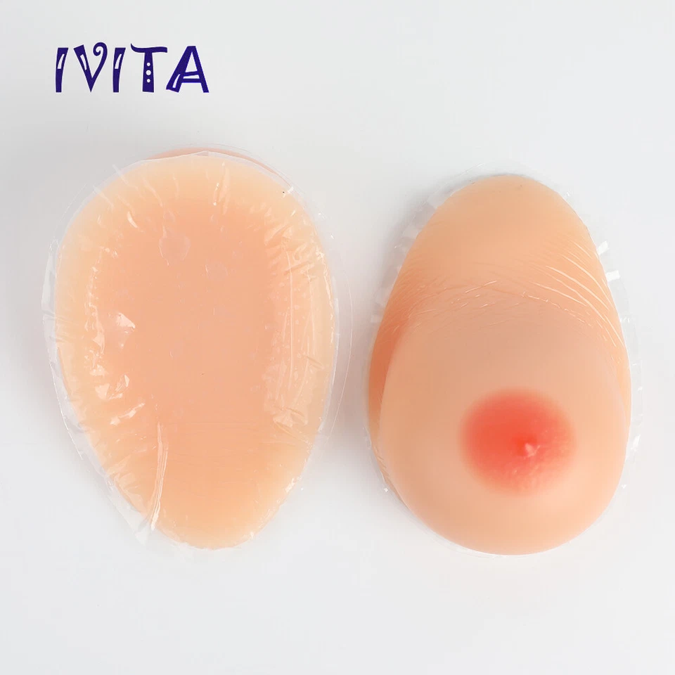 IVIAT E Cup Selbstklebend Silikonbrüste BH-Einlagen Brüste 3XL Fake Brüste CD - Bild 2 von 4