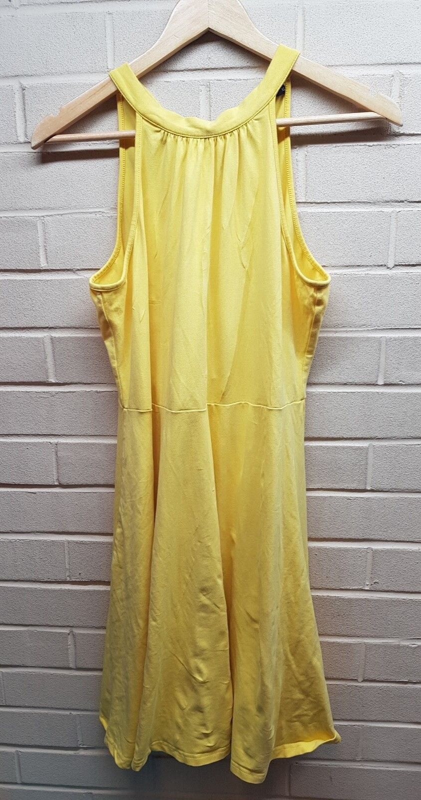 Ouges Women's Yellow Sleeveless Swing Dress Size … - image 1
