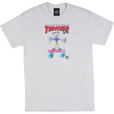 Thrasher Magazine Kid Cover White Men's Short Sleeve T-Shirt - Large