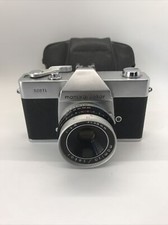 Vintage MAMIYA/SEKOR 528TL SLR 35mm FILM CAMERA LENS  LEATHER CASE