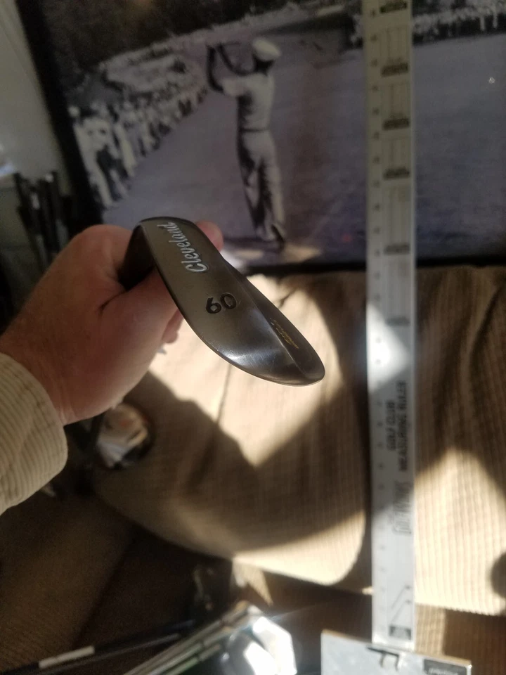 Cleveland CG14 60-12 Lob Wedge.. Factory Stiff Steel.. Black.. OEM.. MRH.. Nice - Image 3 of 4
