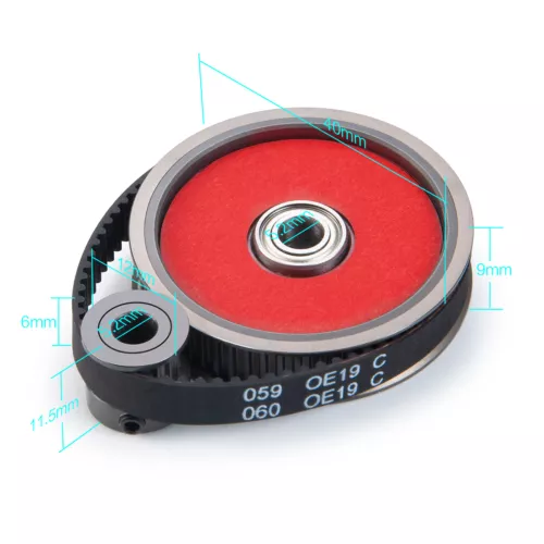 Belt Drive Transmission Gear for 1:10 RC SCX10 SCX10 II 90046 Gearbox 3.17/5mm