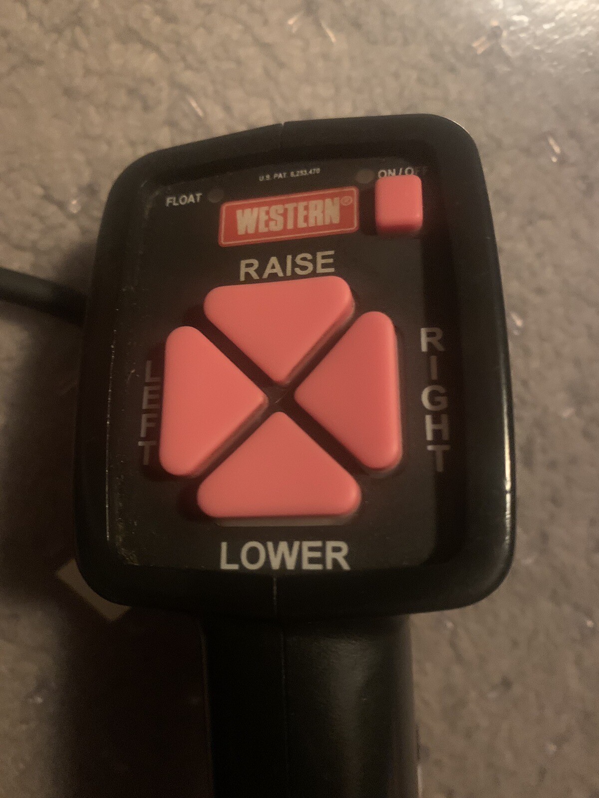 Western/Fisher snow plow straight blade handheld controller 6pin 56462