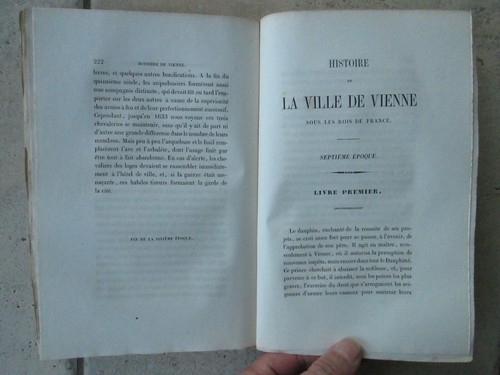 MERMET : Histoire de la ville de VIENNE, 1828-1854. - Picture 20 of 24