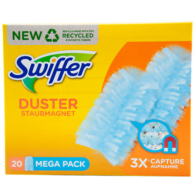 Swiffer Panni Antipolvere Magnetici Ricambio – Confezione Da 1 (4 Panni) Per Un 20% Di Polvere In Più Bloccata