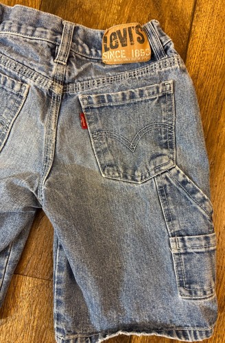 Levis Carpenter Shorts Boys 6 Denim Workwear Vintage Y2K Streetwear Grunge Lot - Picture 16 of 24