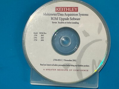 Keithley 2700-850C - 2700 B05 2701 A05 2750 A04 Rom Upgrade Software Disk
