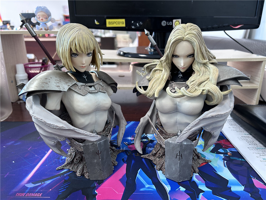 Figurama Teresa & Clare Claymore Resin Bust Model 23cm