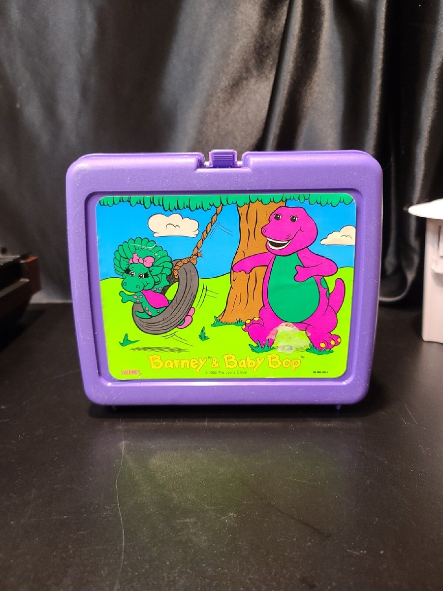58.Barney&Friends サーモス　ランチボックス　バーニー＆フレンズ 58.Barney&Friends サーモス ランチボックス バーニー＆フレンズ