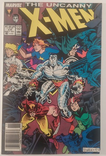Uncanny X-Men Lot (4 Comics) - 228, 233, 235, & 236 Brood & Fall Of The Mutants - Bild 4 von 12