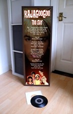 KAJAGOOGOO TOO SHY POSTER LYRIC SHEET, ABC DURAN, SPANDAU