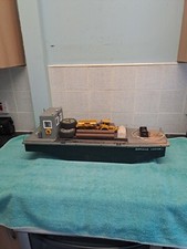Vintage large scratch built wooden ship ( Bernolga lighter 2 ) 71 cm long