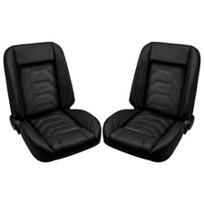 Tmi Sport S Pro-series Low Back Bucket Seat W Brackets Pair Chevy C10 73-87 ...