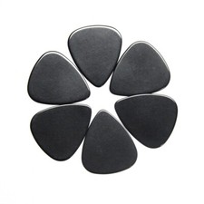 Lots of 100 pcs Thin 0.46mm Solid Black Guitar Picks Plectrums Celluloid