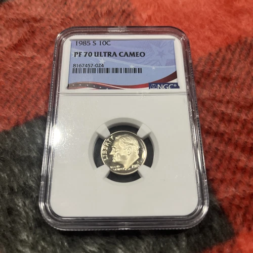 1986-S Proof Roosevelt Dime, Graded PF70UC by NGC * Registry Coin * Great Deal*